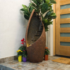 Alpine Corporation Eight Spiraling Tiered Fountain