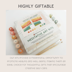 Zen Desert Meditative Art Paint by Number Kit + Easel Zen Desert Meditative Art Paint by Number Kit + Easel