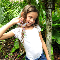 Beaded Hummingbird Figurine Seed Bead Fringe Dangle Ornament Beaded Hummingbird Figurine Seed Bead Fringe Dangle Ornament