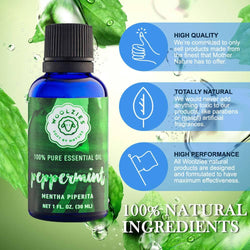 Peppermint Essential oil: 1oz Peppermint Essential oil: 1oz