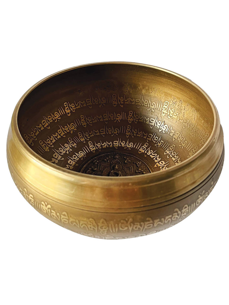 Mantra Singing Bowl: 5.5”X2.8” (1.80 lb.) approx.