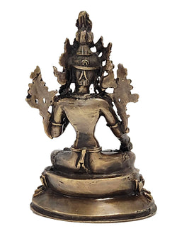 White Tara & Green Tara Bronze Statue: Bronze / 4 White Tara & Green Tara Bronze Statue: Bronze / 4