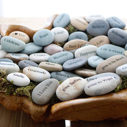 Miracle Pocket Stones - Engraved with Words & Symbols 1.5-2 Miracle Pocket Stones - Engraved with Words & Symbols 1.5-2