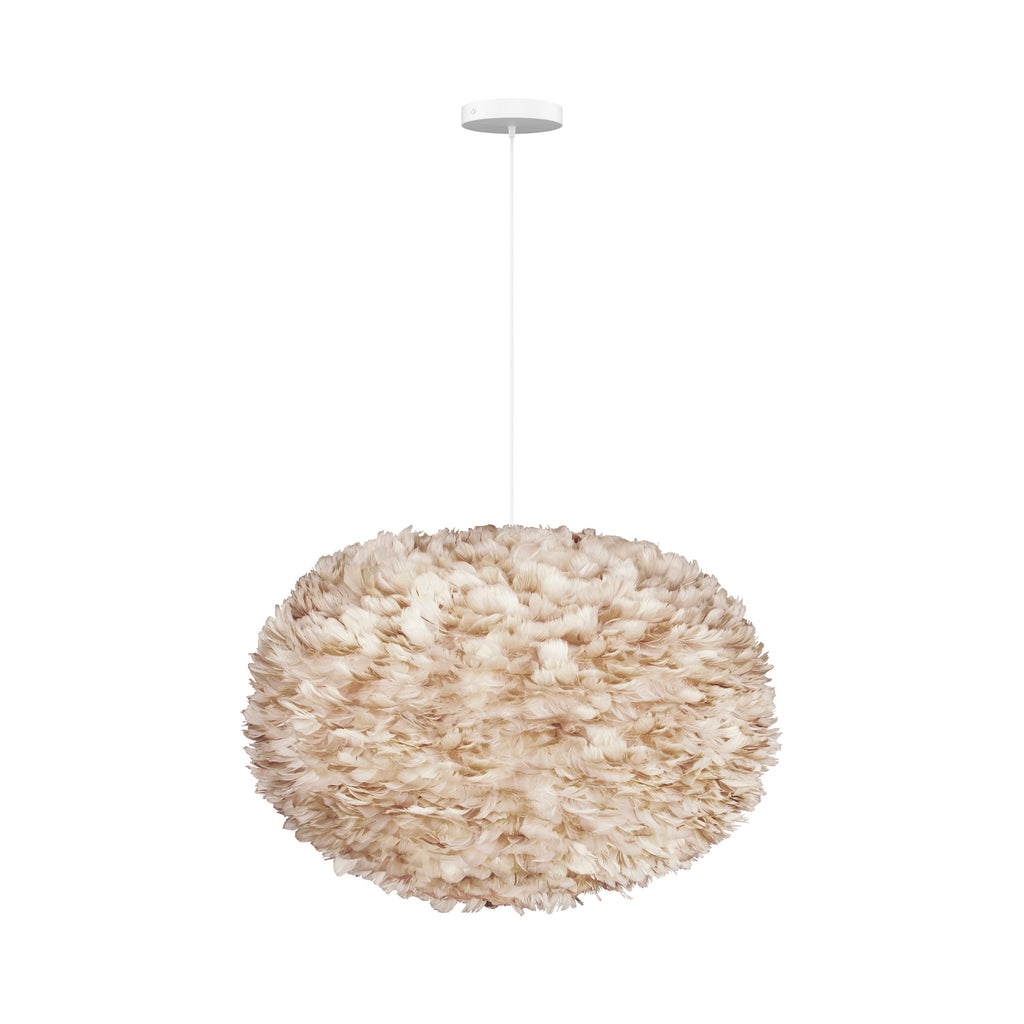 Eos XL Hardwired Pendant in Light Brown