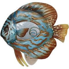 Discus Fish Metal & Capiz LED Loose Night Light 5