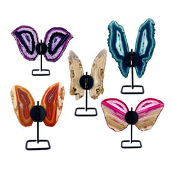 Shaped Crystals - Agate Slice Butterfly Shaped Crystals - Agate Slice Butterfly