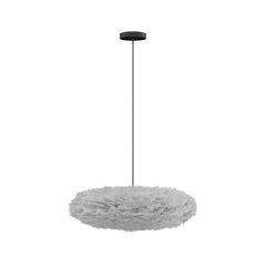 Eos Esther Medium Hardwired Pendant in Grey