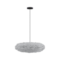 Eos Esther Large Hardwired Pendant in Grey