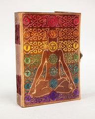 7 Chakra Leather Journal