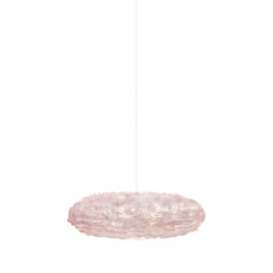 Eos Esther Large Plug-In Pendant in Light Rose, White cord