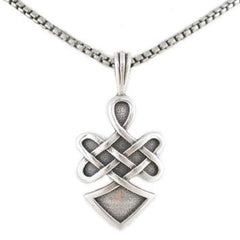 Celtic 'Warrior Spirit' Knot Necklace in Sterling Silver