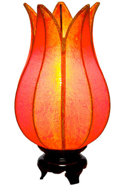 Citrus Baby Flowering Lotus Lamp, Citrus