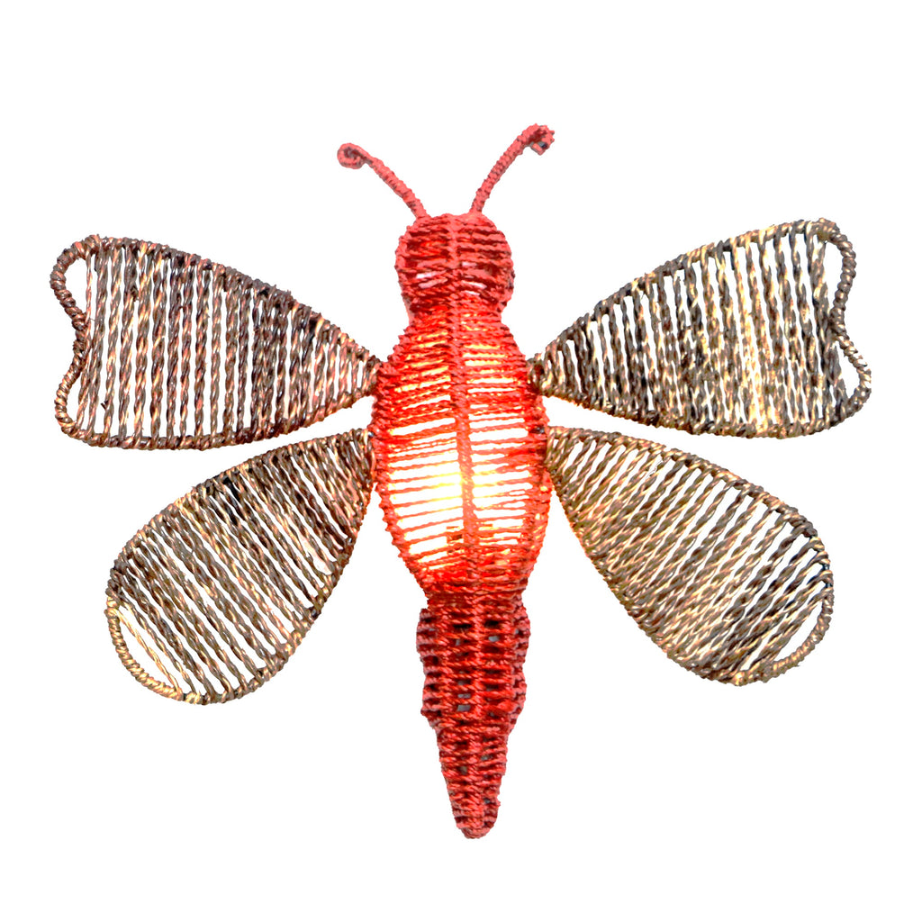 Butterfly Wall Lamp Red