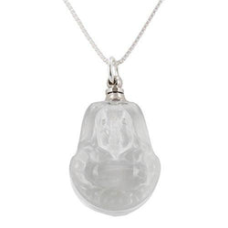 Glass Buddha Essential Oil Diffuser Necklace Glass Buddha Essential Oil Diffuser Necklace