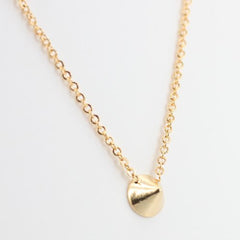 Royal Rebel Spike Necklace in 14k Gold Plated Brass by Kitsch Brand, 16