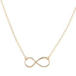 14k Gold Plated Sterling Silver Infinity Necklace 14k Gold Plated Sterling Silver Infinity Necklace