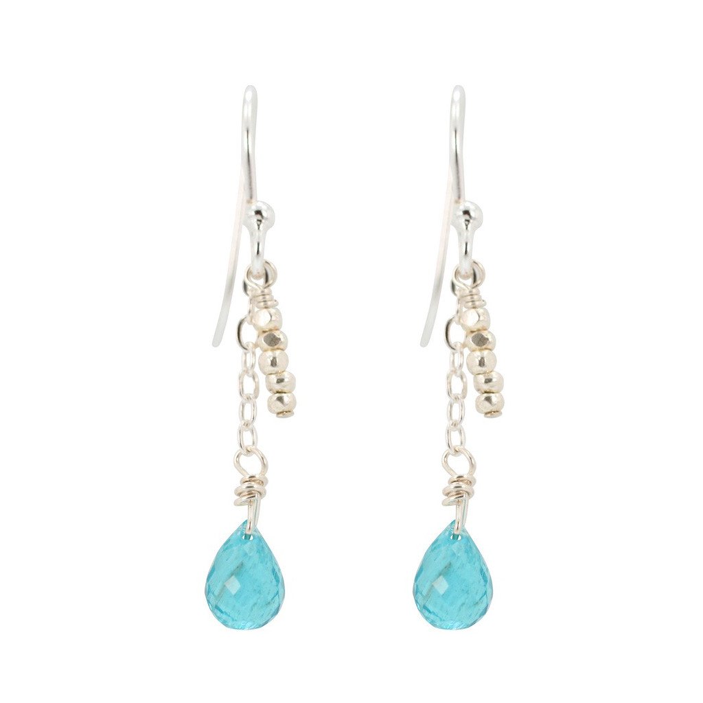 'Inspire Me' Apatite Briolette Dangle Earrings