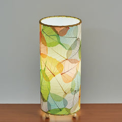 Banyan Table Lamp - Handmade from Fossilized Banyan Leaves