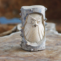 Owl in Stand Stump