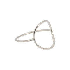 Open Circle Ring in Sterling Silver