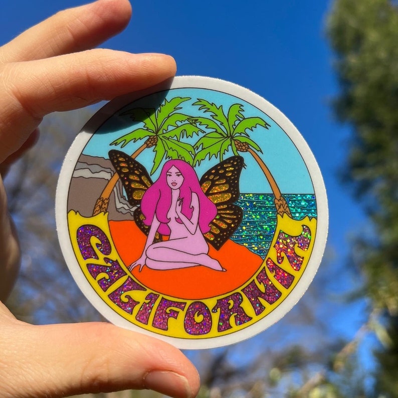 Monarch Fairy Sticker