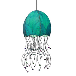 Sea Blue Hanging Jellyfish Lamp, Sea Blue