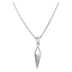 Tiny Geometric Necklace in Sterling Silver