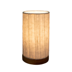 Paper Cylinder Table Lamp Lines