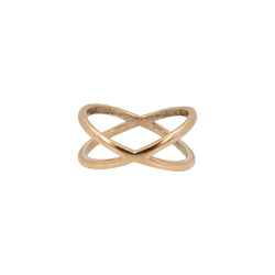 Criss Cross Ring in Bronze Criss Cross Ring in Bronze