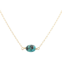 As seen on Baby Daddy & Stitchers - Turquoise Gemstone Necklace