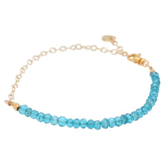 Gemstone Bracelet on Gold Filled Chain, Choice of Stone