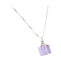 Lavender Crystal Essential Oil Diffuser Necklace