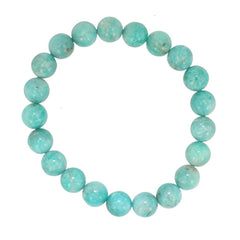 Amazonite Gemstone Energy Bracelet - 9mm, 6.5