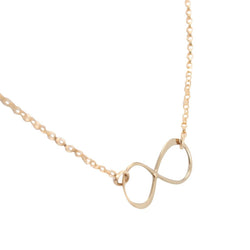 14k Gold Plated Sterling Silver Infinity Necklace 14k Gold Plated Sterling Silver Infinity Necklace