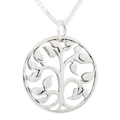 Tree of Life Necklace in Sterling Silver