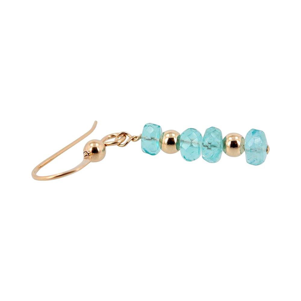 Inspire Me - Apatite and Gold Dangle Earrings