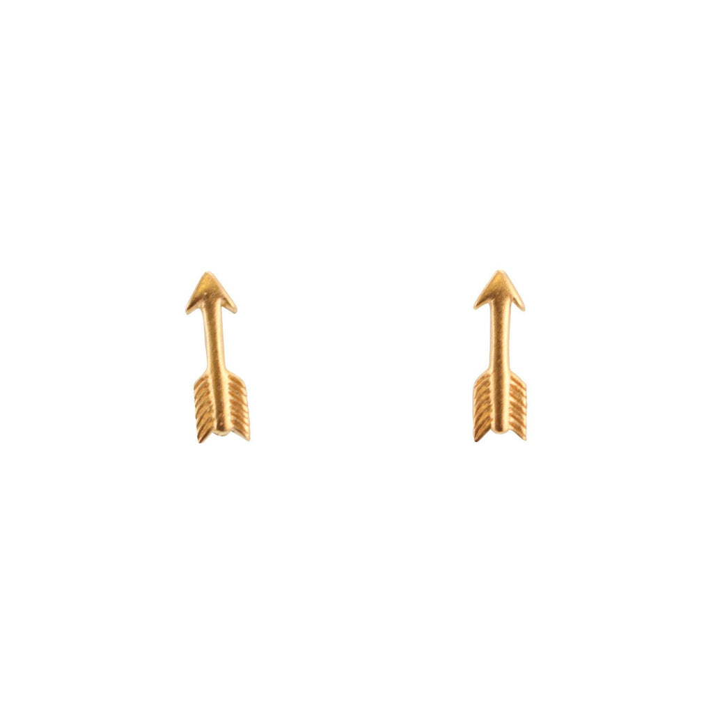Small Arrow Earrings in Gold or Silver