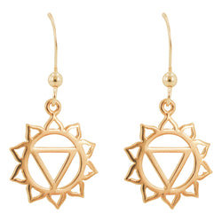 Gold Chakra Earrings