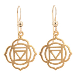 Gold Chakra Earrings Gold Chakra Earrings