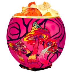 Himalayan Aromatherapy Salt Lamp with UL Listed  Dimmer Cord (Psychedelic Mushroom) Himalayan Aromatherapy Salt Lamp with UL Listed  Dimmer Cord (Psychedelic Mushroom)