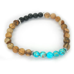 Stone Bracelet - Sea Sediment Jasper