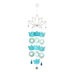 Capiz Lotus Wire Chimes