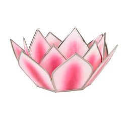 Pink Mini Dahlia Lotus Tea Light Holder, Pink