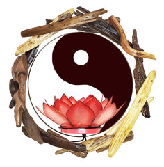 LOTUS SCONCE- YIN YANG