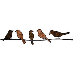 Birds on a Wire Wall Art, Brown