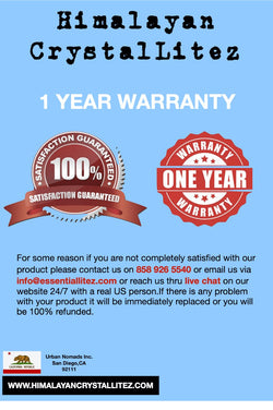 Himalayan Aromatherapy Salt Lamp with UL Listed  Dimmer Cord (Moon) Himalayan Aromatherapy Salt Lamp with UL Listed  Dimmer Cord (Moon)