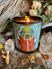 Hierophant Tarot Candle - 8.5oz, Grapefruit and Ginger
