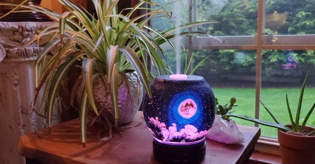 Handcrafted Ultrasonic Essential Oil Diffusers (Moon)