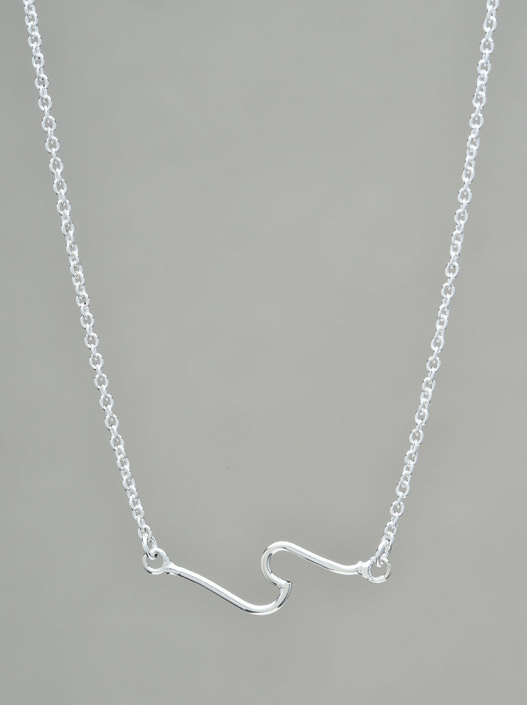 Wave Necklace Sterling Silver