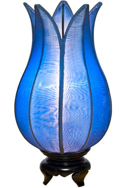 Sky Blue Baby Flowering Lotus Lamp, Sky Blue
